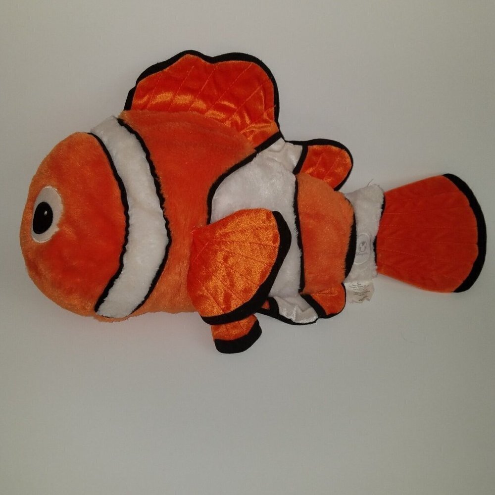 Finding Nemo Plush 19" Long Disney Store Orange Clown Fish Stuffed Animal Core